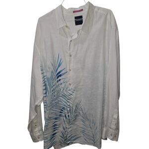 Tommy Bahama Fo' Rio Fronds Linen Shirt Mens 3XLT